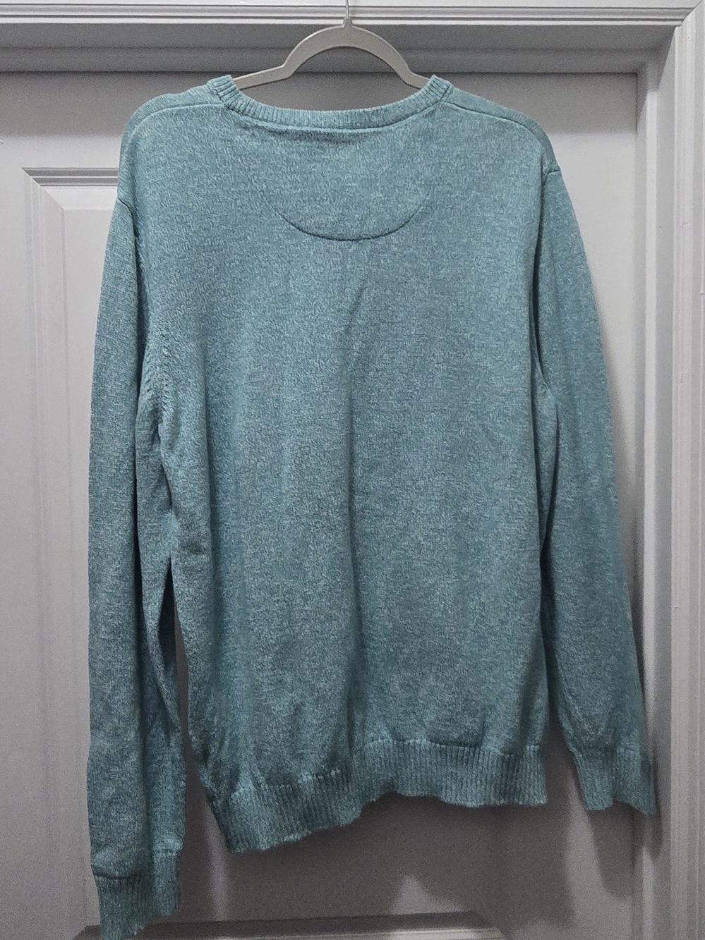Maine New England Classics Mint Green Knit Sweater Size XL - Picture 2 of 4